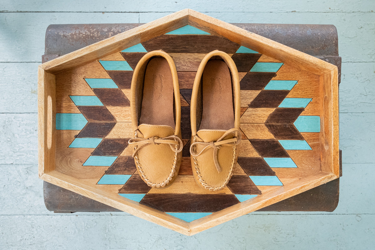 Minnetonka double deals sole moccasins
