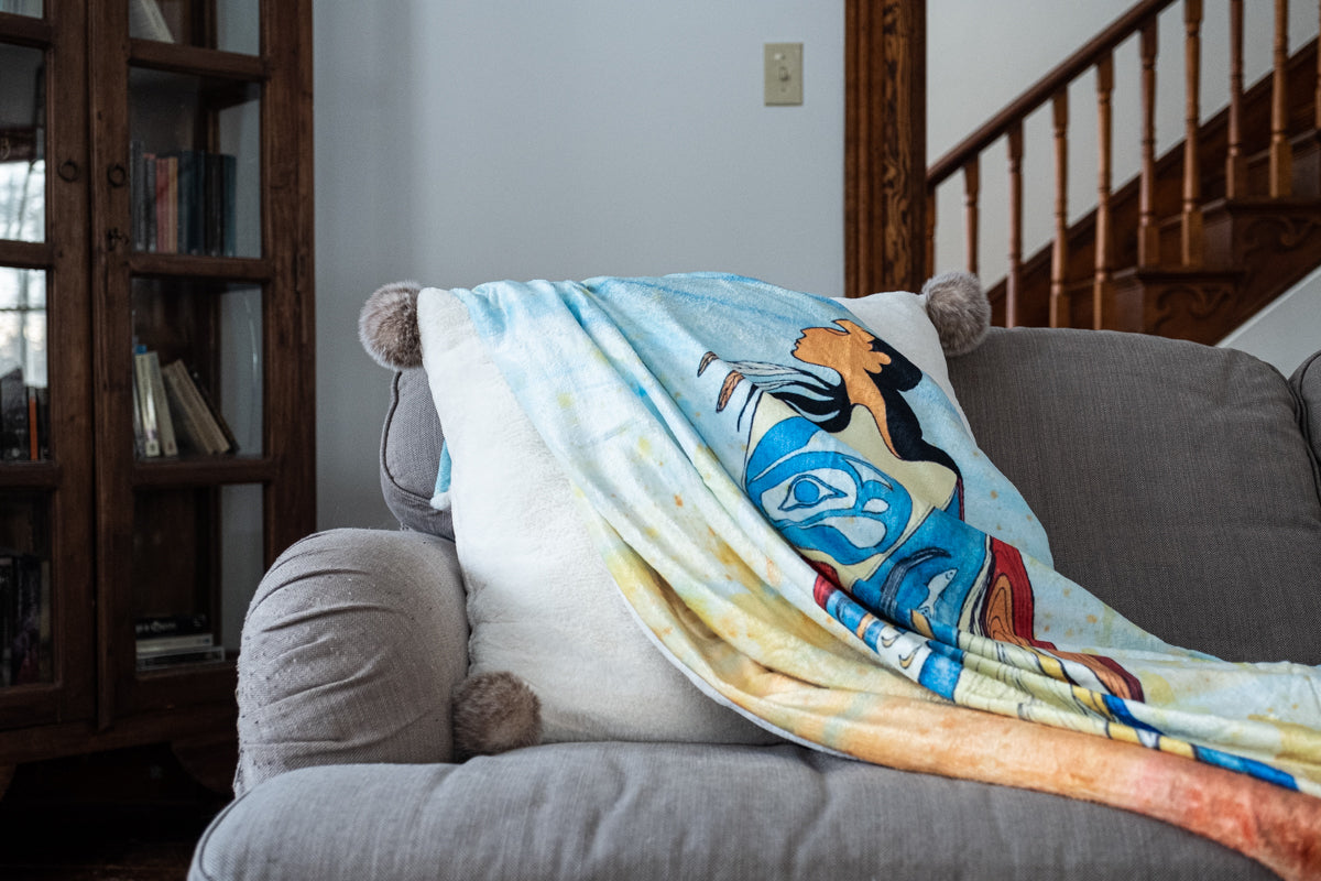 BLANKETS & THROWS – Leather-Moccasins