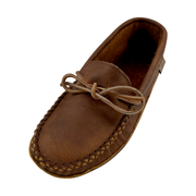 Men's Soft Sole Wide Width Leather Moccasins