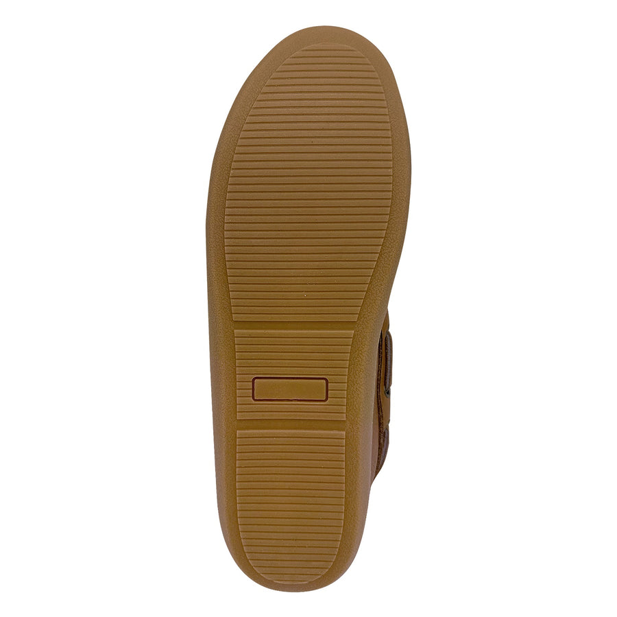 Men's Hunter Sole Wide Width Leather Moccasin Shoes