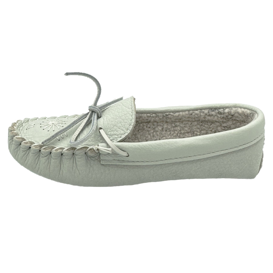 Women's Berber Lined Leather Moccasins (Final Clearance - Size 9 & 10 ONLY)