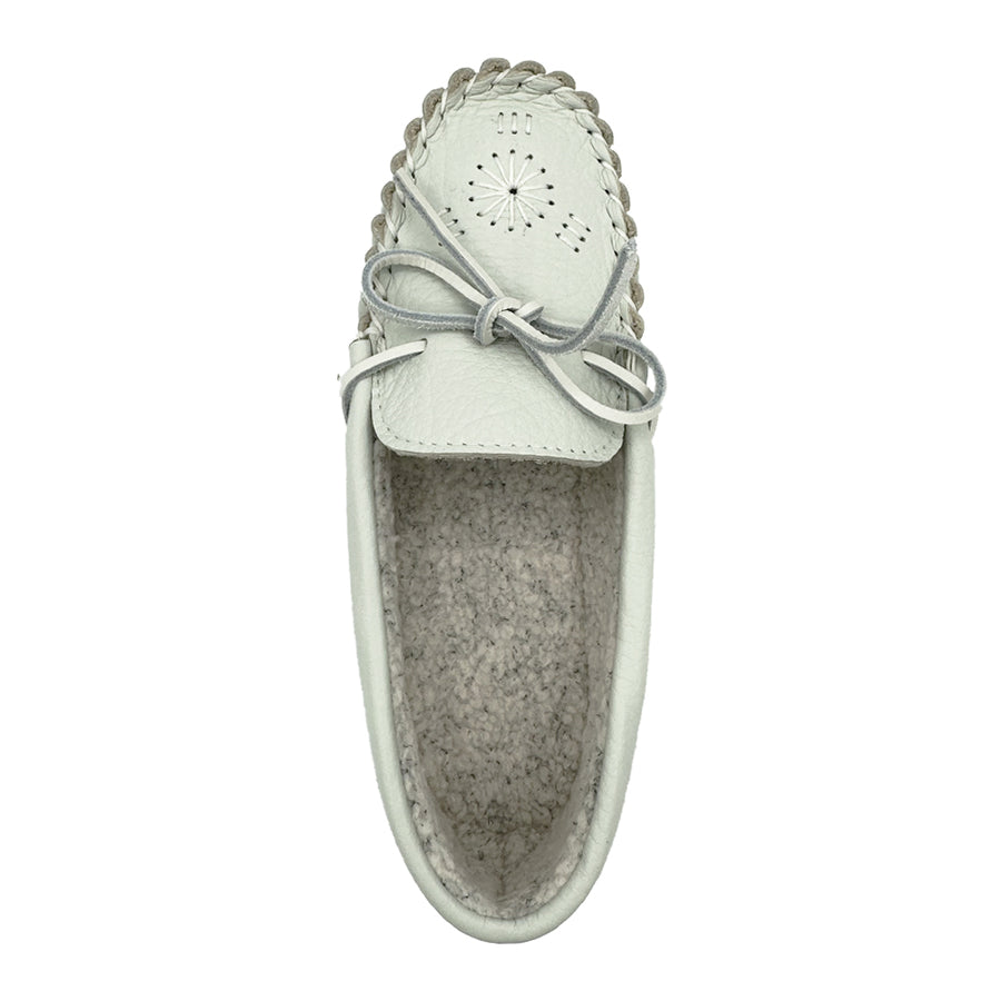 Women's Berber Lined Leather Moccasins (Final Clearance - Size 9 & 10 ONLY)