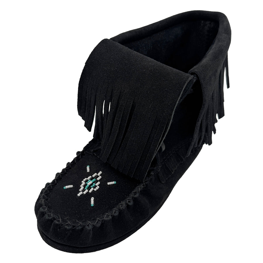Women's Black Inca Moccasin Boots