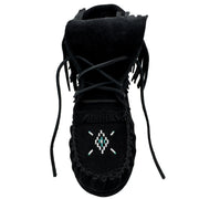Women's Black Inca Moccasin Boots