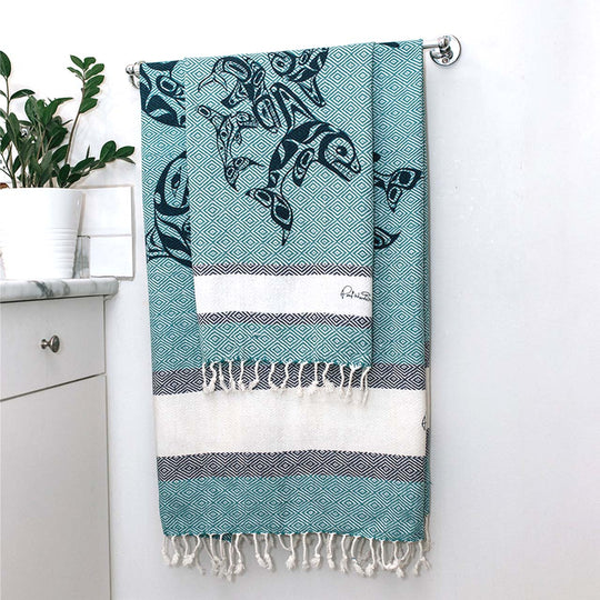 Indigenous Art Cotton Bathroom Décor Towels