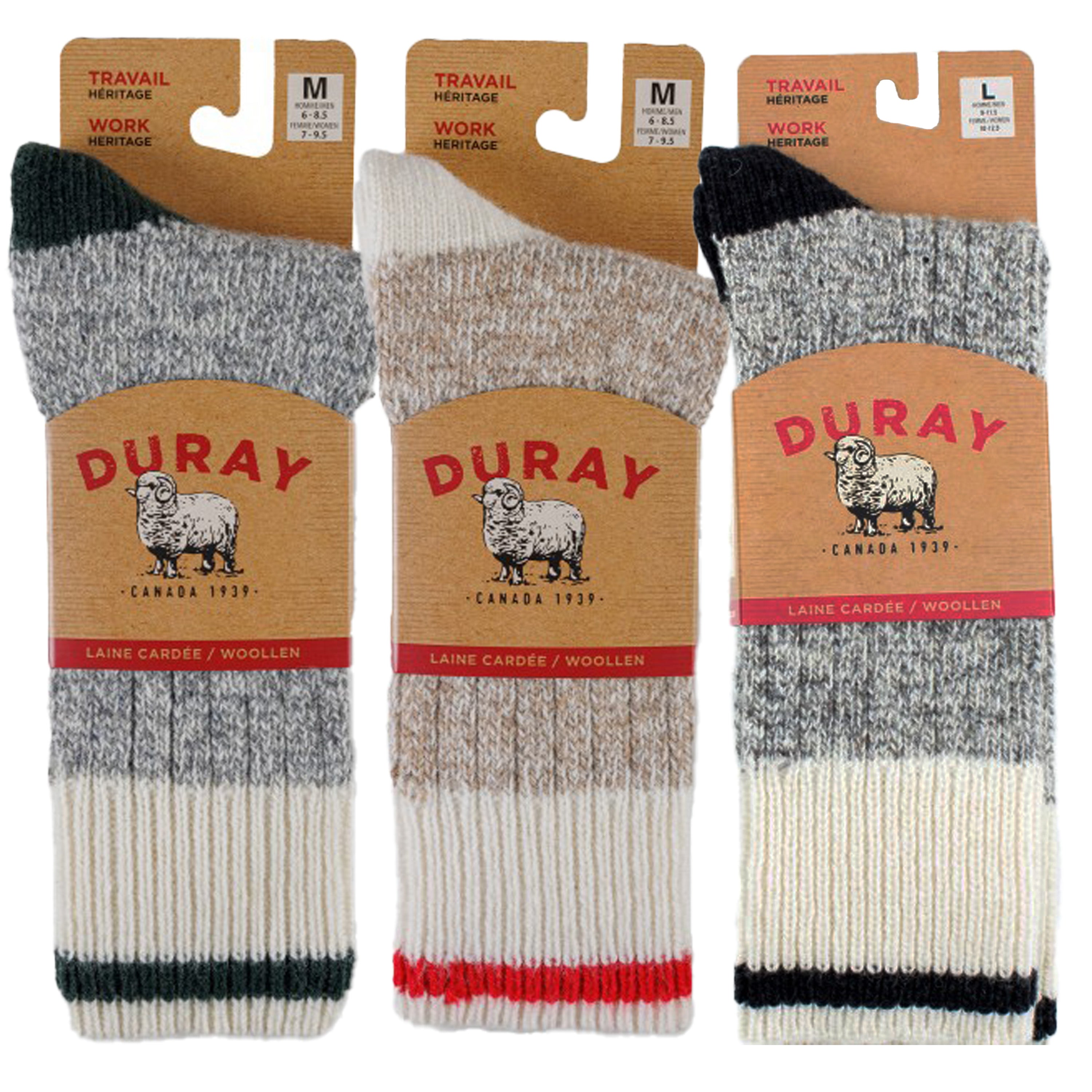 Men's Wool Work Socks (3 Pack) – Leather-Moccasins