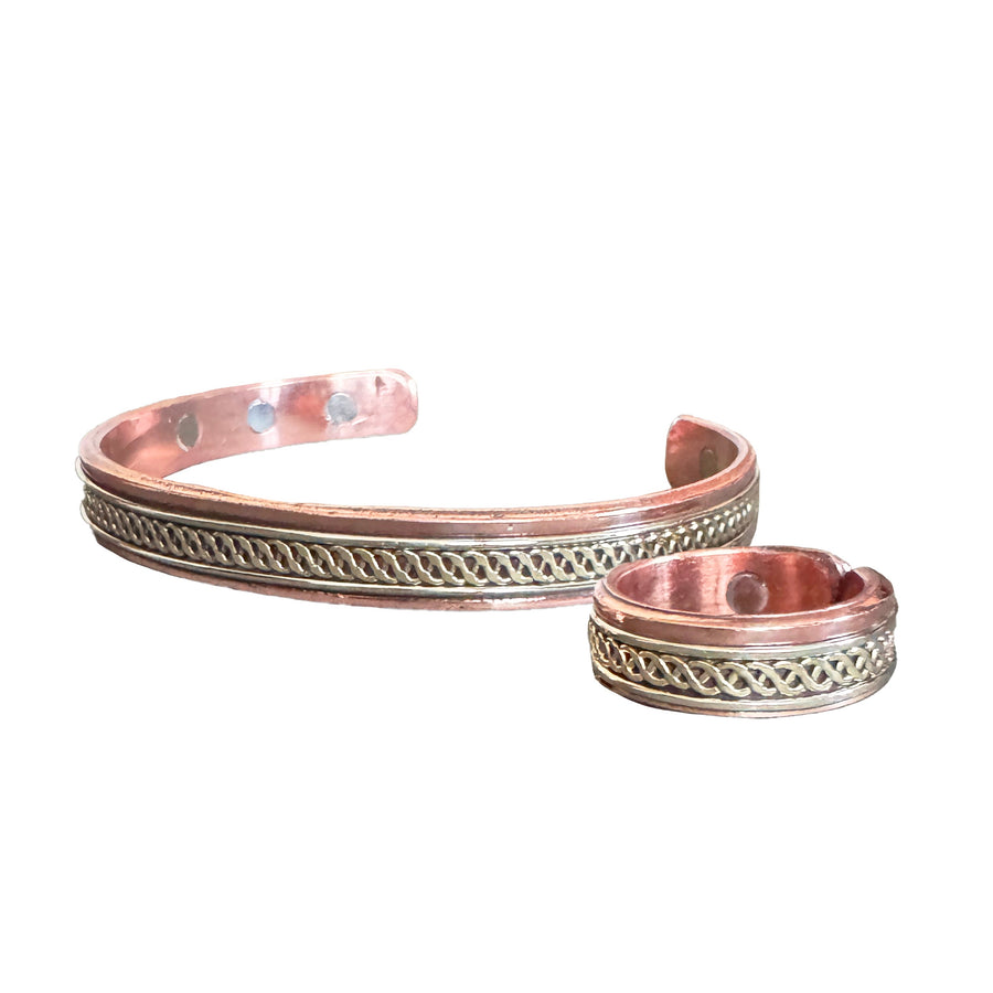 bare. copper. Magnetic Bracelets