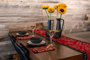 Indigenous Art Cloth Table Runner & Napkin Set