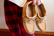 Women's Soft Sole Moose Hide Leather Moccasins