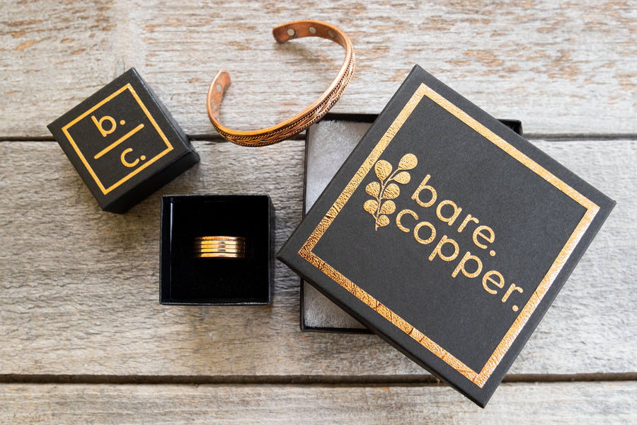 bare. copper. Magnetic Bracelets