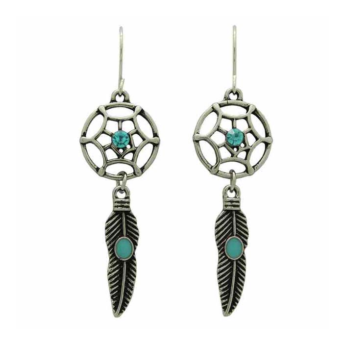 Follow Your Arrow Indigenous Dream Catcher Earrings