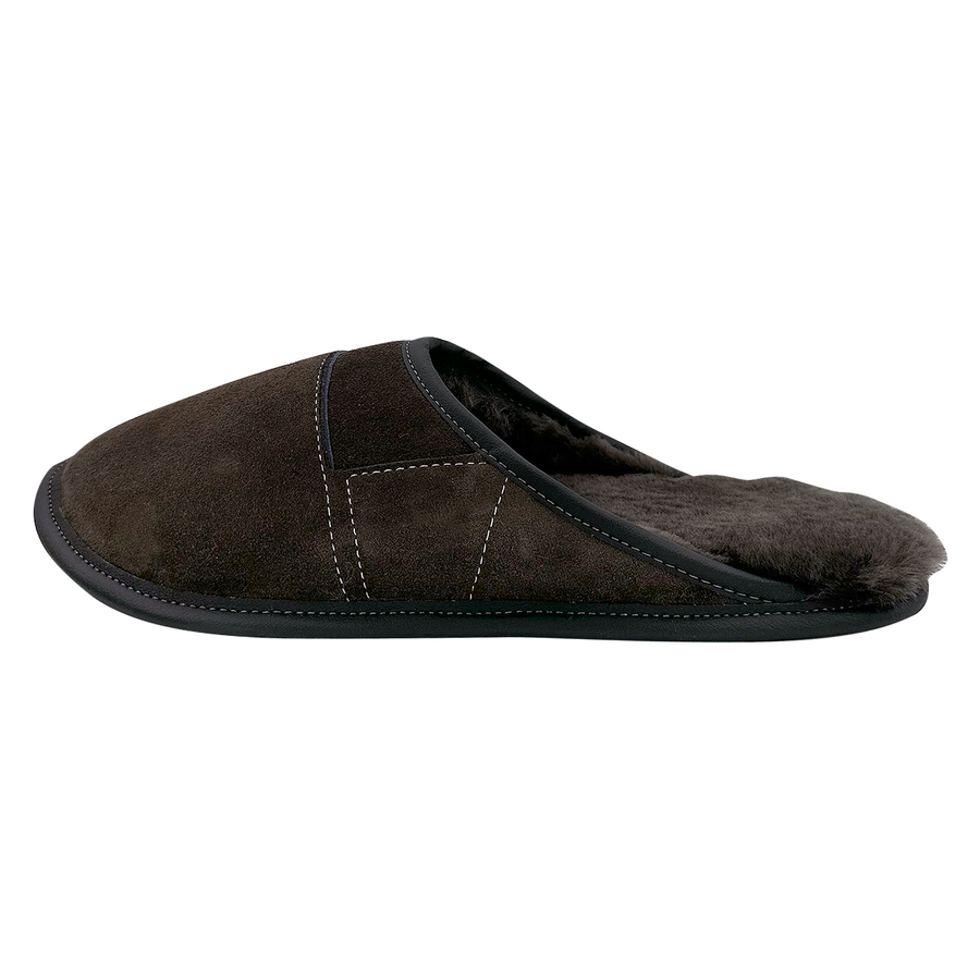 Men's Sheepskin Slip-On Mule Slippers