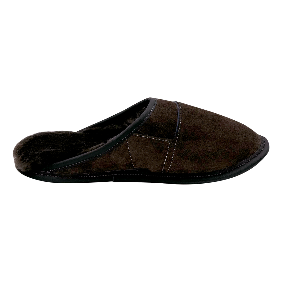 Men's Sheepskin Slip-On Mule Slippers
