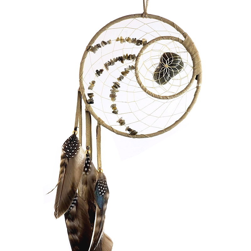 Dream Catcher with Semi-Precious Stones Monague Native Crafts