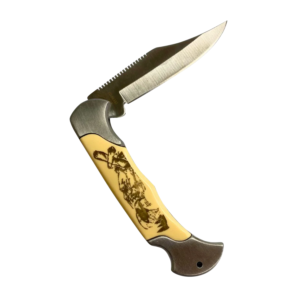 Eagle Wildlife Eye-Catching Eagle Wildlife Folding Knife El Paso