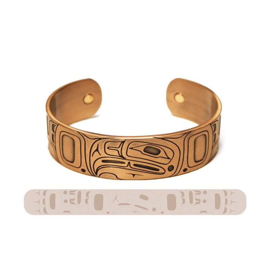 Indigenous Art Copper Bracelets