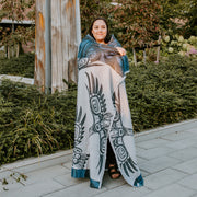 Indigenous Art Woven Blanket