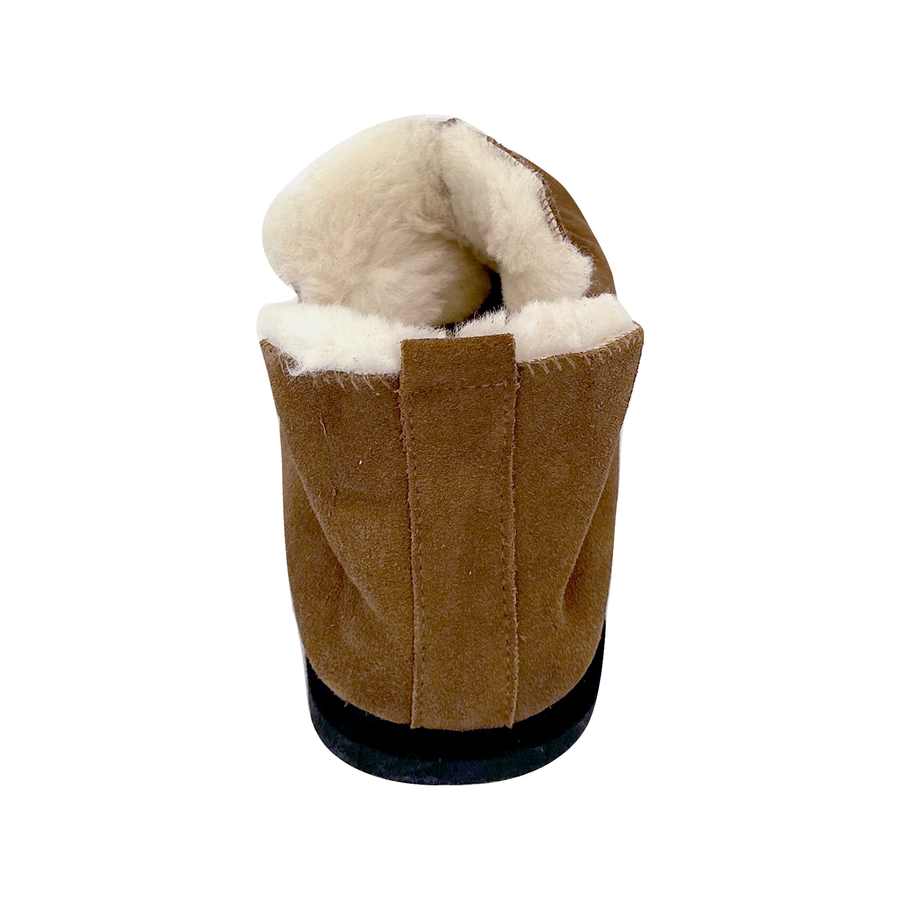 Hard Sole Ankle Sheepskin Slippers