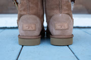 Women's CLEARANCE Sheepskin Toggle Winter Boots