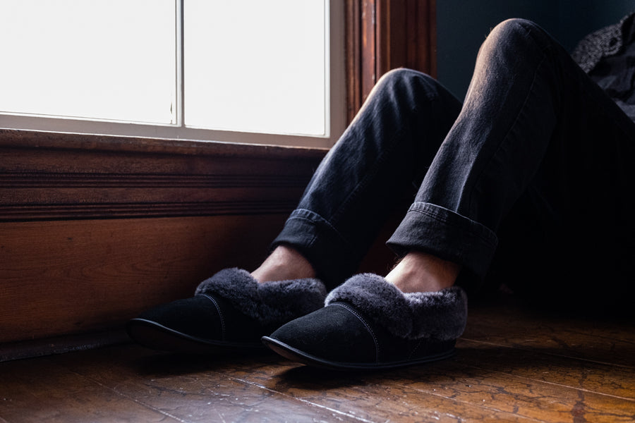 Men's Sheepskin Lazybone Slippers