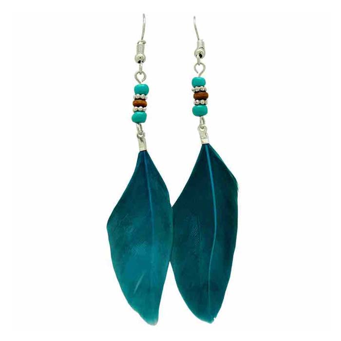 Follow Your Arrow Indigenous Feather Earrings