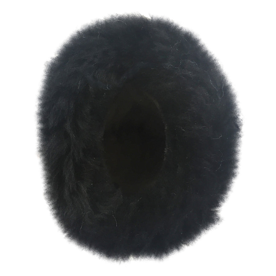 Women's Black Sheepskin Mittens