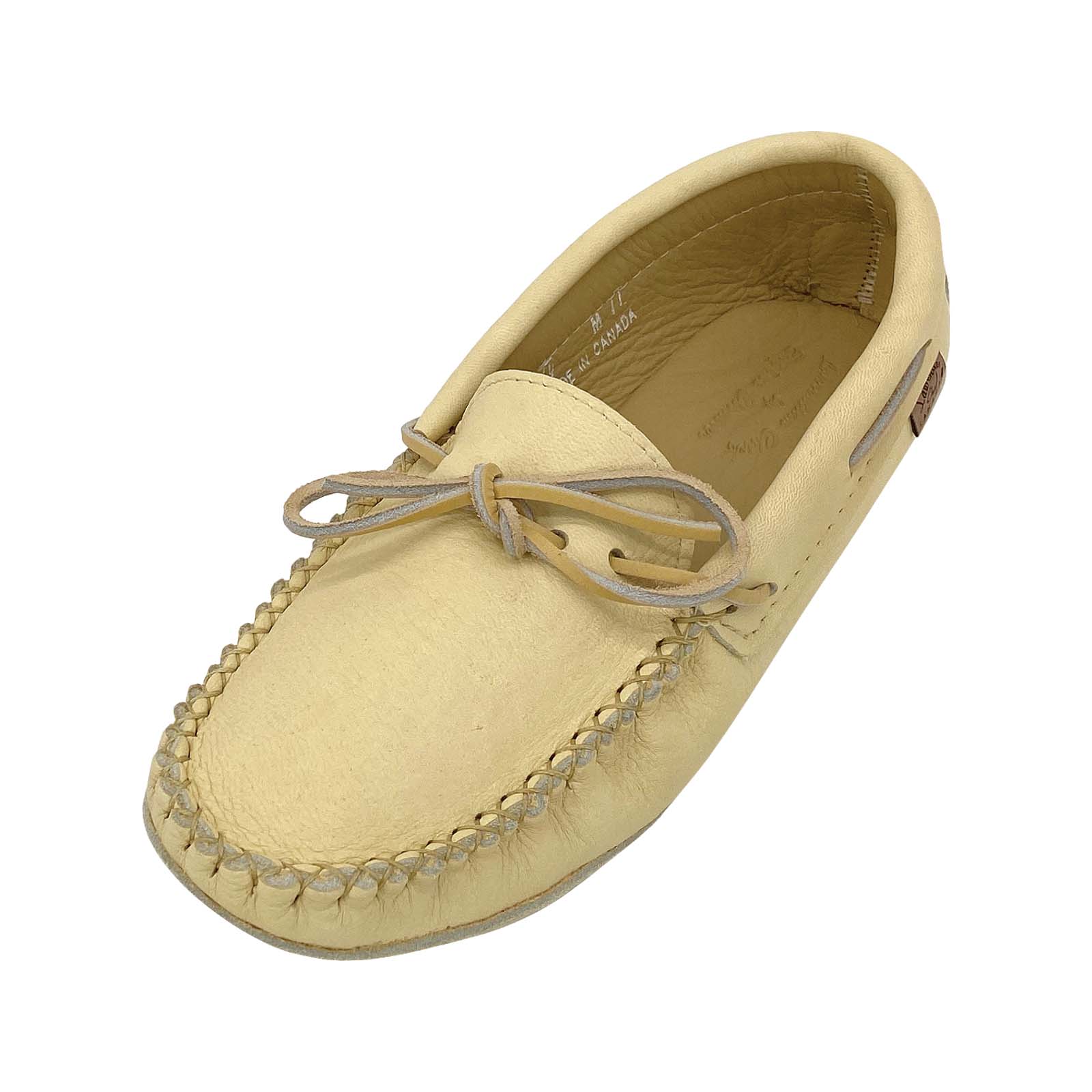 Men's Soft Sole Caribou Tan Genuine Leather Moccasin – Leather-Moccasins