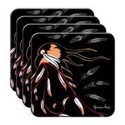 Maxine Noel Native American Art Hard Coaster