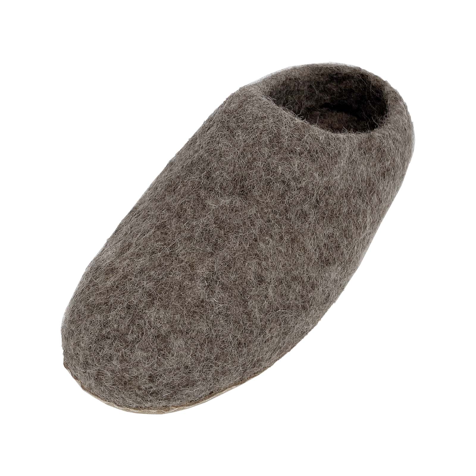 Mens felt hot sale slippers