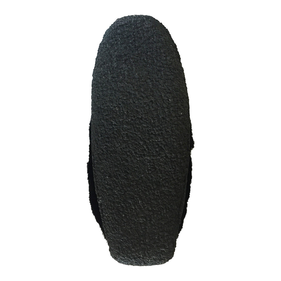 Women's  Black Short Tsar 8" Rabbit Fur Mukluks