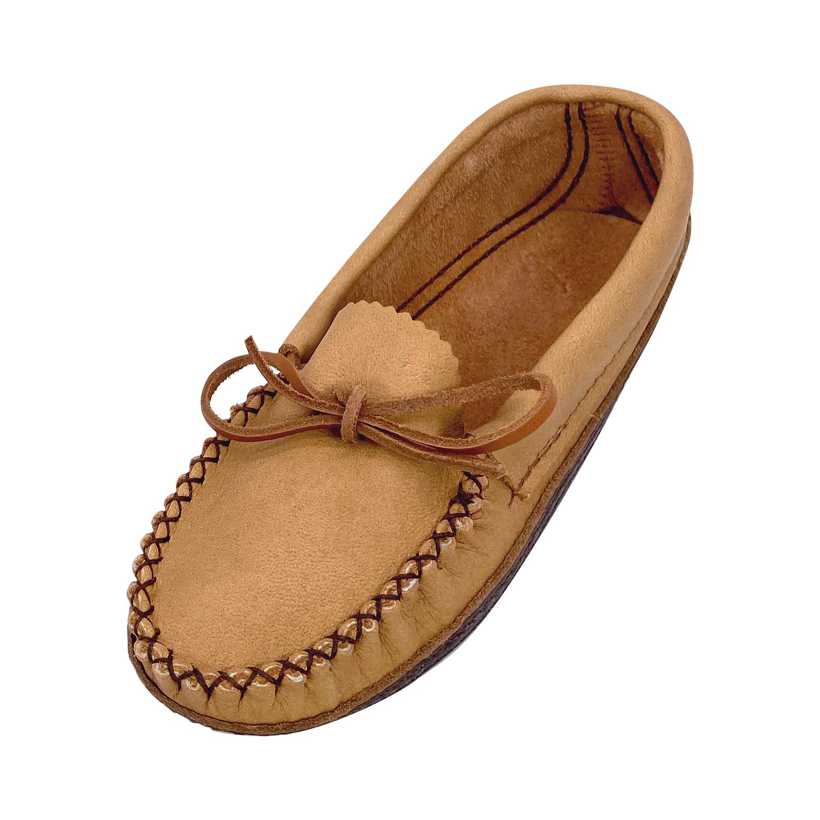 Women's Soft Sole Moccasin Shoes Real Moose Hide Leather for Earthing â Leather-Moccasins