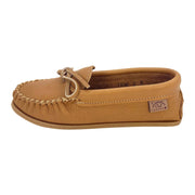 Women's Crepe Sole Moose Hide Leather Moccasins