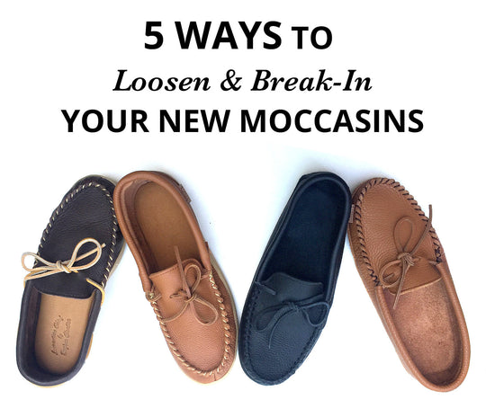 5 Ways to Loosen & Break-In Your New Moccasins