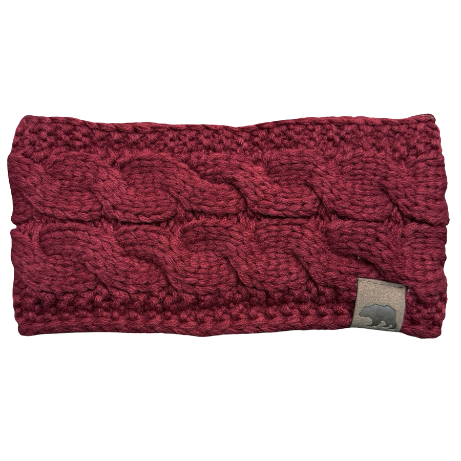 'The Brown Bear' Knit Ear Warmer Headband