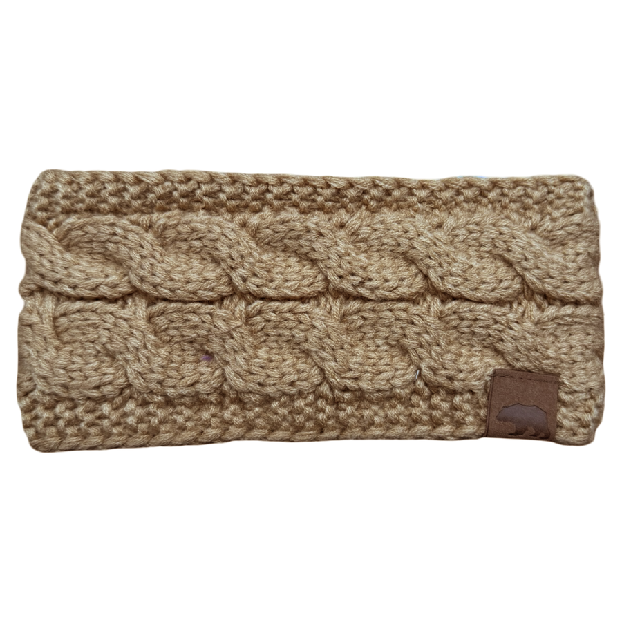 'The Brown Bear' Knit Ear Warmer Headband