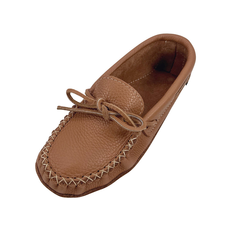 Men's Wide Width Soft Sole Leather Moccasins