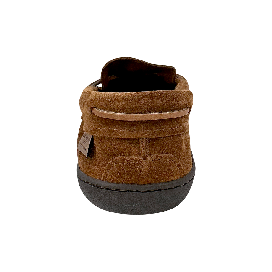 Men's Hunter Sole Wide Width Suede Moccasin Shoes