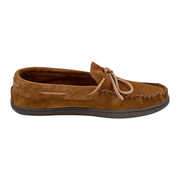 Men's Hunter Sole Wide Width Suede Moccasin Shoes
