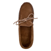 Men's Hunter Sole Wide Width Suede Moccasin Shoes