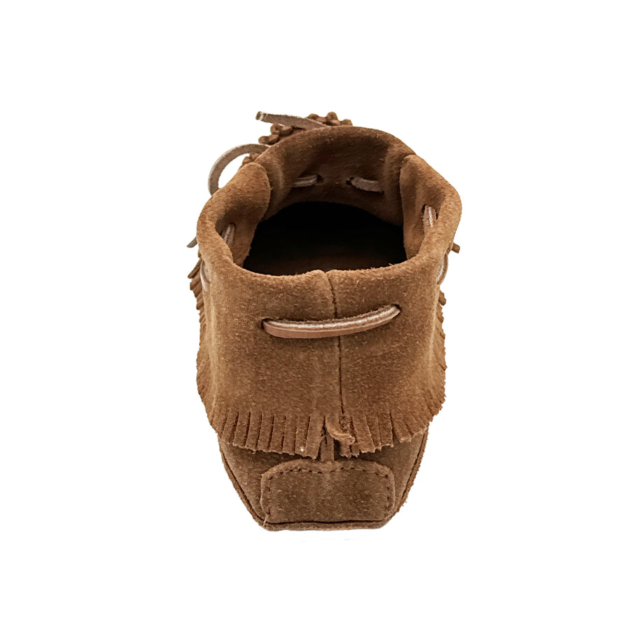 Women's Beaded Suede Leather Fringed Moccasins