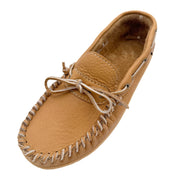 Men's Hunter Sole Wide Width Leather Moccasin Shoes