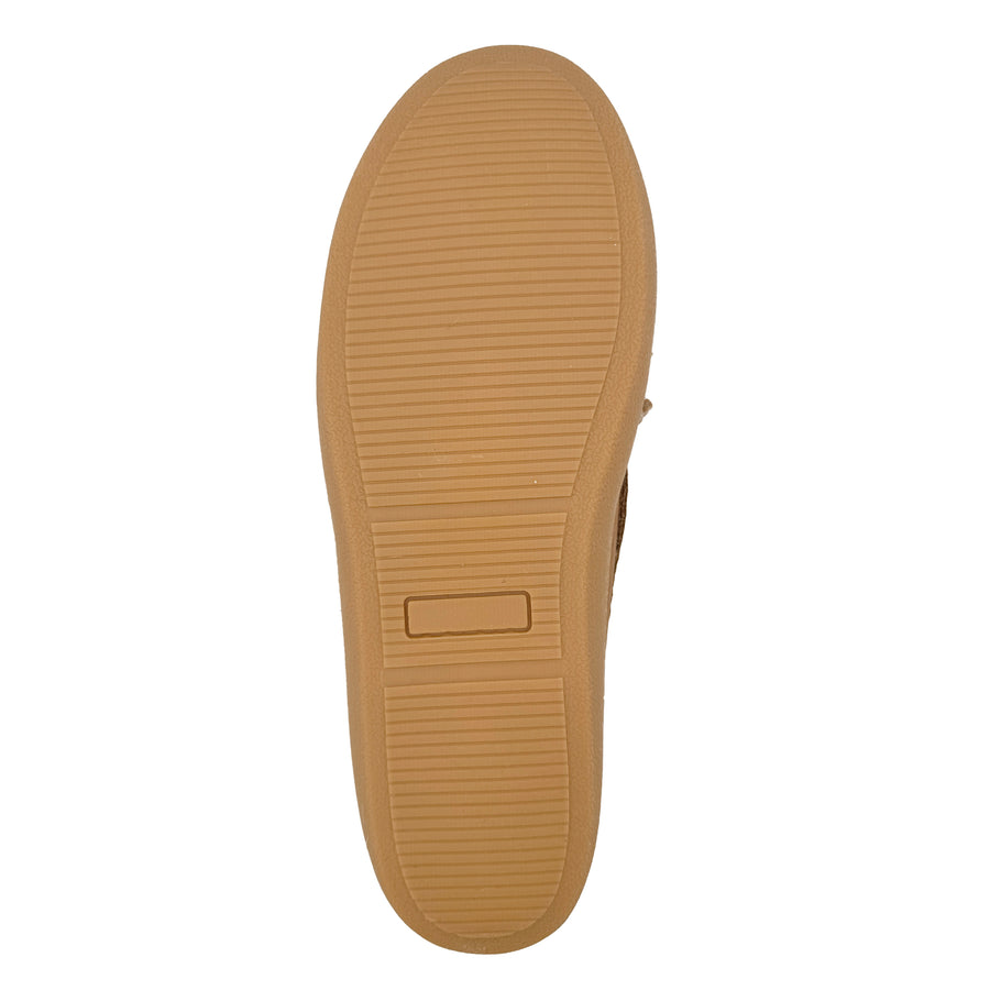 Men's Hunter Sole Wide Width Leather Moccasin Shoes