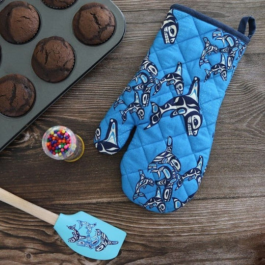 Indigenous Art Oven Mitt