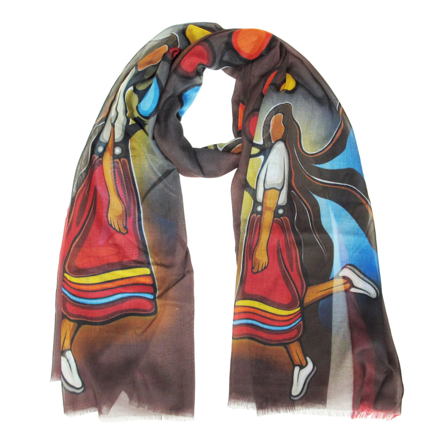 Indigenous Art Gift Eco-Scarf
