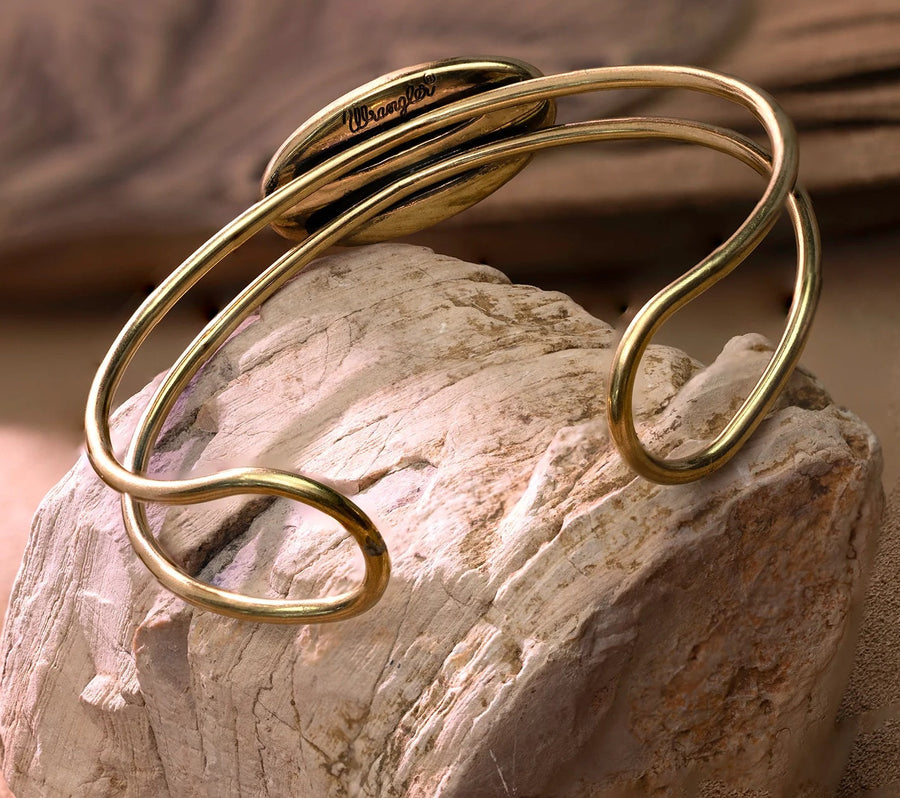 Western Natural Stone Cuff Bracelet
