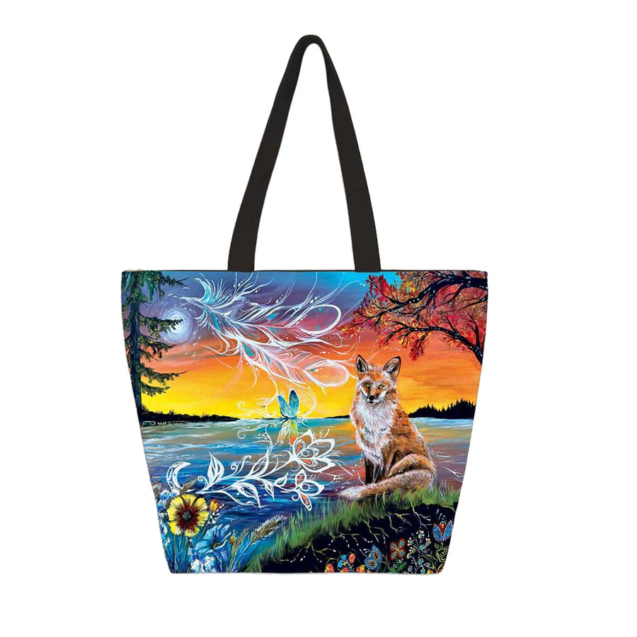 Indigenous Art Large Tote Bag
