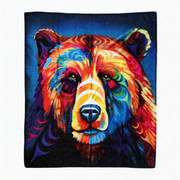 Indigenous Art Throw Blanket