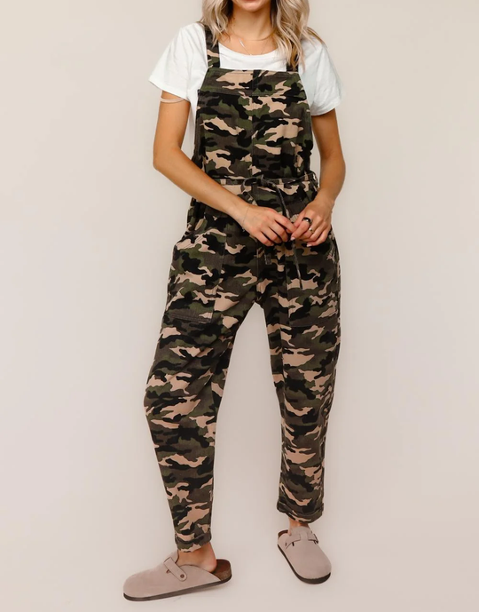 Women's Camo Comfy Overall Jumpsuit