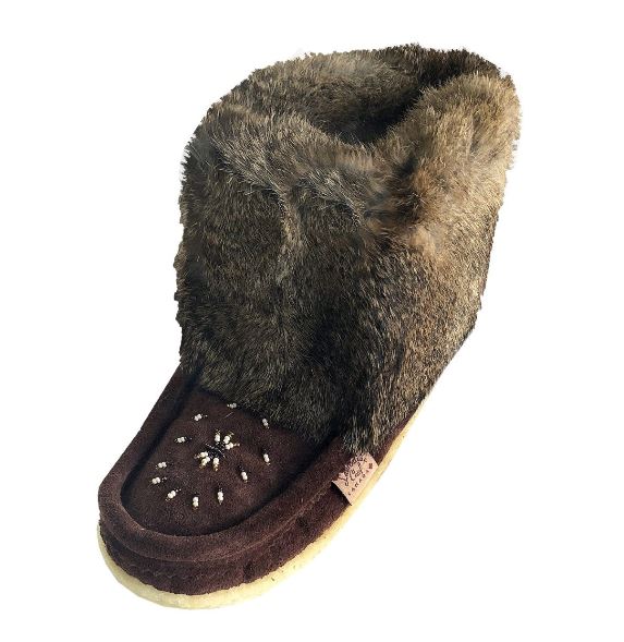 Women's Short Tsar 8" Rabbit Fur Mukluks (Final Clearance)