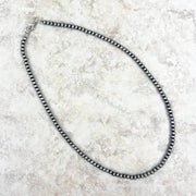 Navajo Pearl Silver-Tone Bead Necklaces